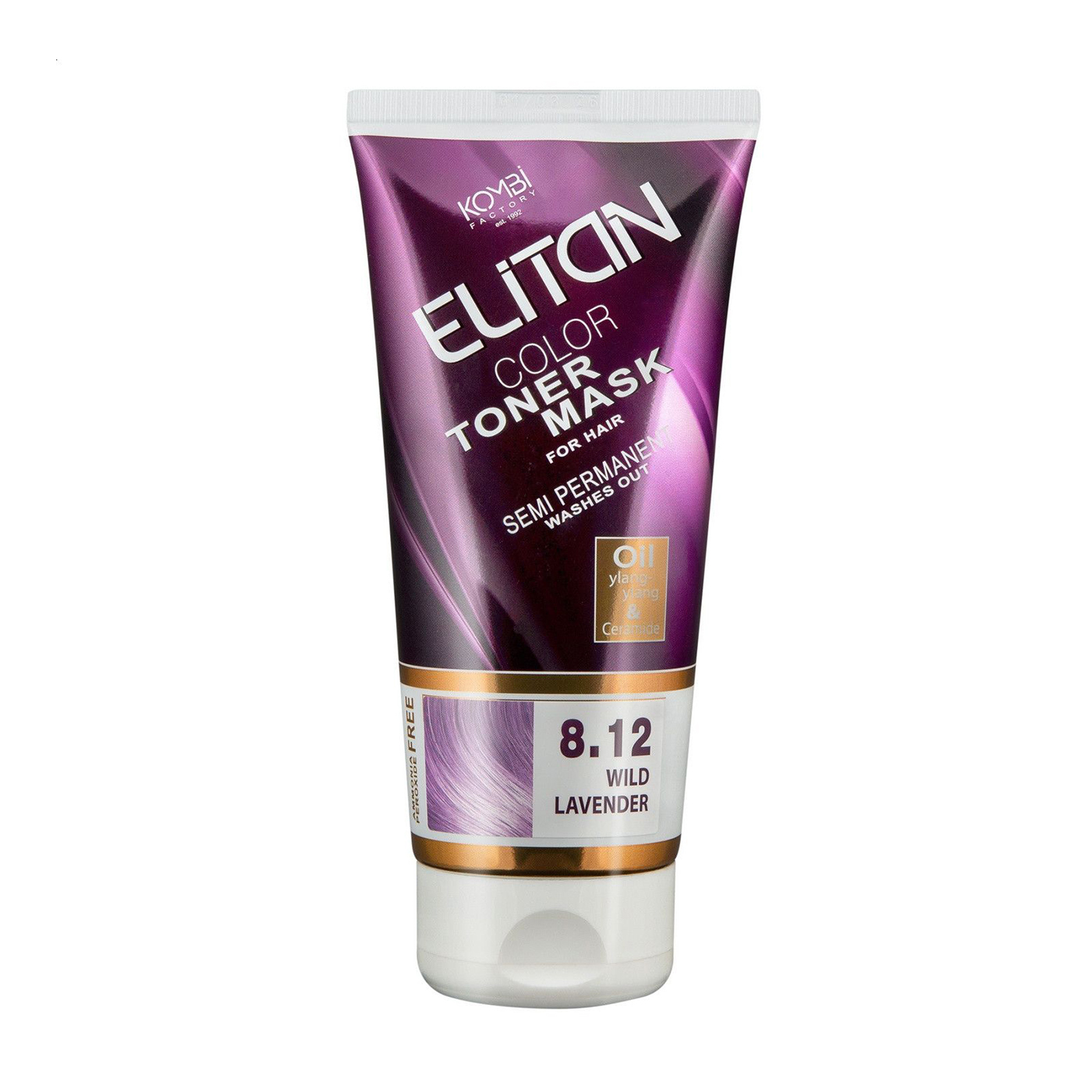 Тонувальна маска для волосся Elitan Color Toner Mask 8.12 Дика лаванда, 150 мл